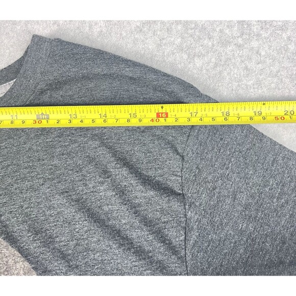 Volcom Top Mens Large Grey Splicer Graphic Tee Modern Fit Shirt Stone 1991 Retro - Picture 5 of 14